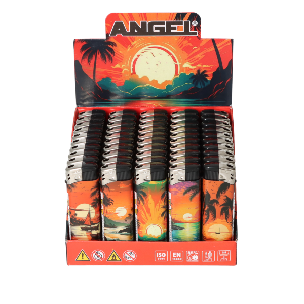 Einweg Piezo Feuerzeug Sunset